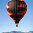 Enjoy your hot air balloon ride with views of the Sangre de Cristo Mountains